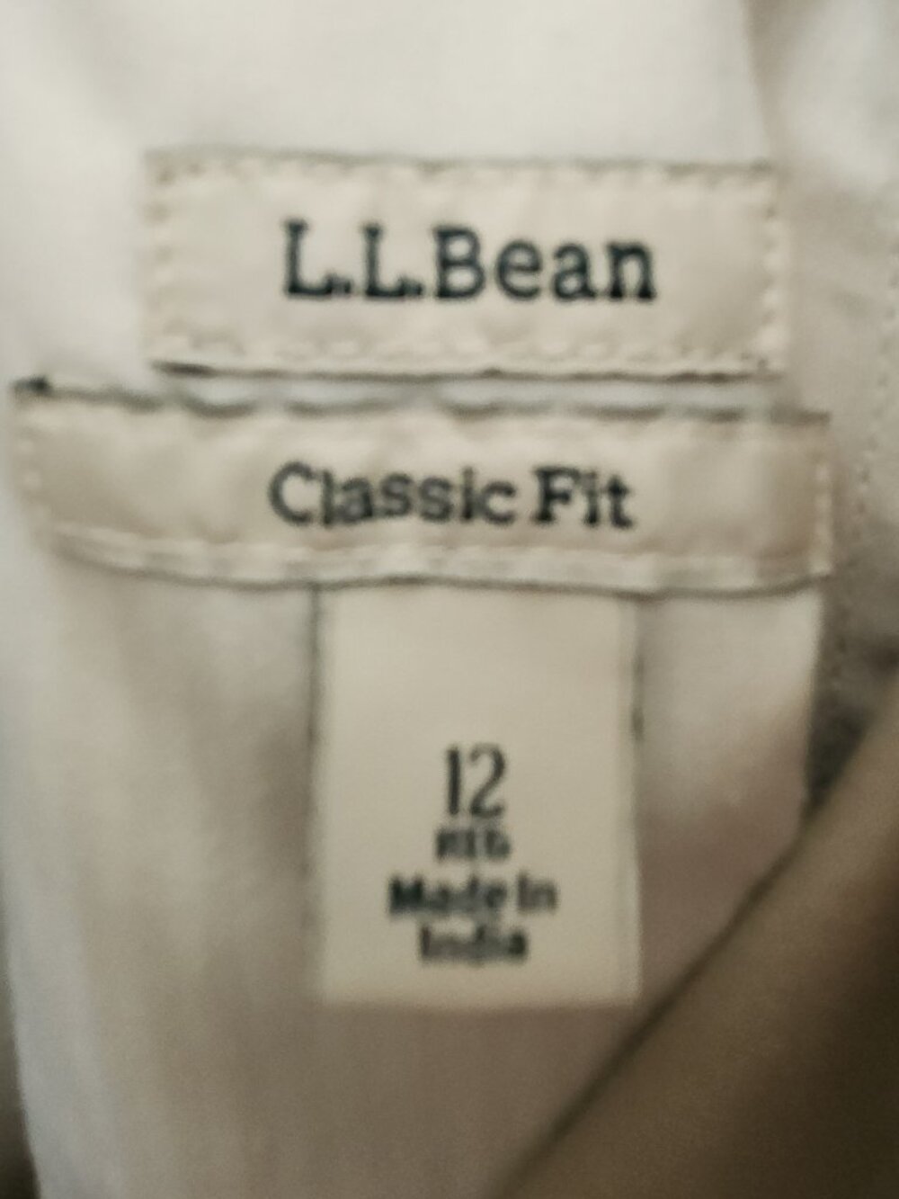 LL Bean Khaki A-Line Skirt Womens Size 12 - Picture 3 of 5